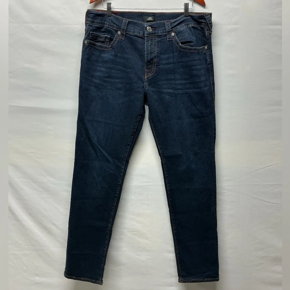 True Religion Geno Relaxed Slim Stretch Jeans Men’s 36 Dark Wash Denim